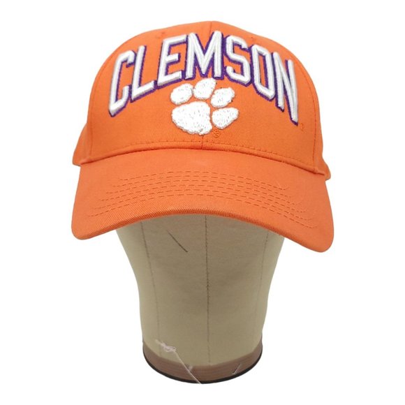 Top Of The World Clemson Tigers 3D Logo Snapback Cap Trucker Baseball Hat Orange - Picture 6 of 13